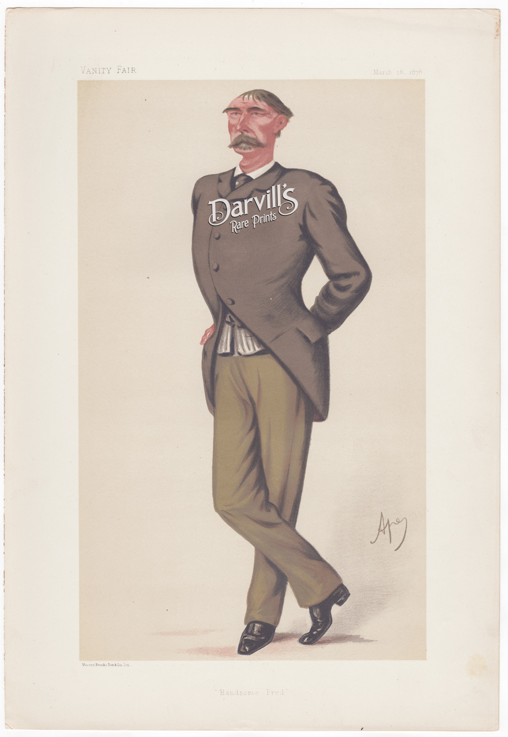General Frederick Marshall March 16 1878 handsome fred